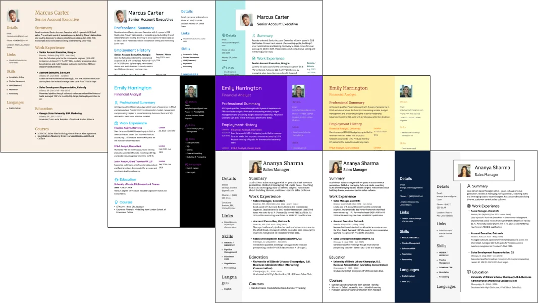 Give our expert Resume Builder a try today!